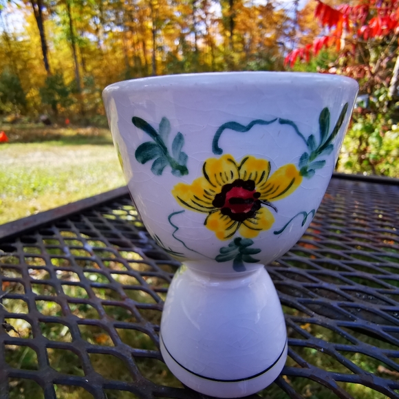 Vintage Japan Double Ended Ceramic Egg Cup - Picture 5 of 14